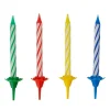 FACKELMANN Anniversaire Et Autres Fêtes^ Lot De 24 Bougies D'Anniversaire Et 12 Bobeches Rio Party