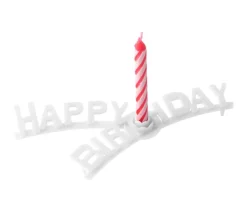 FACKELMANN Anniversaire Et Autres Fêtes^ Set Support "Happy Birthday" Et 8 Bougies D'Anniversaire Rio Party