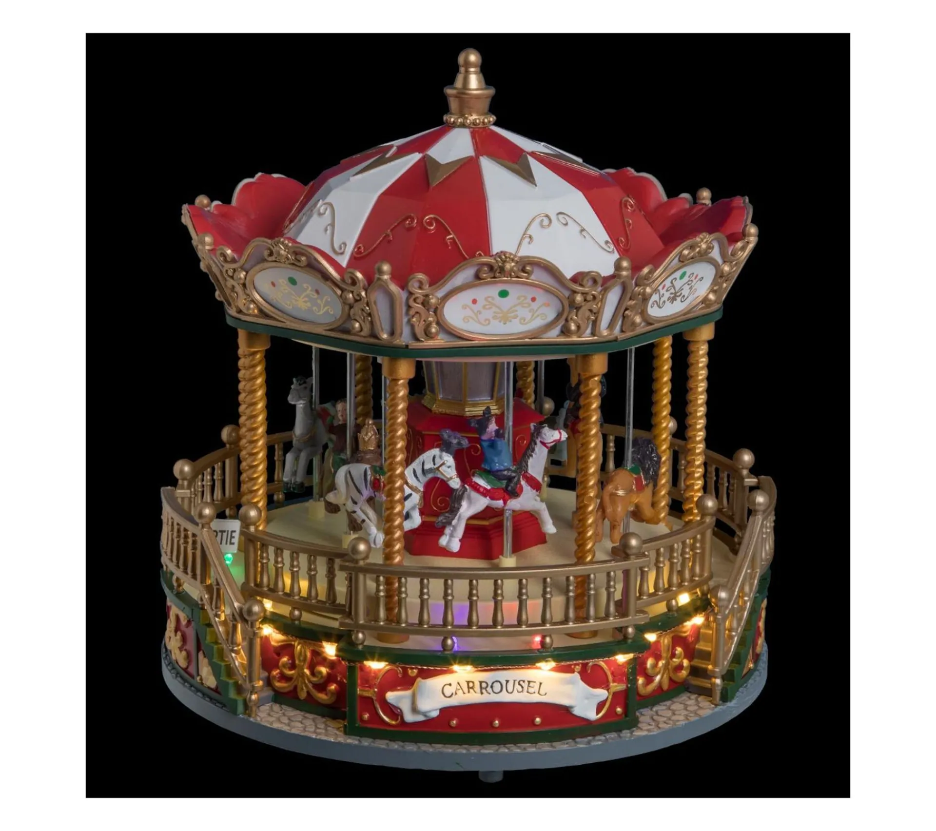 Sale FEERIC LIGHTS AND CHRISTMAS Manege De Noël Carrousel Lumineux, Anime Et Musical