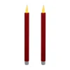 New FEERIC LIGHTS AND CHRISTMAS Set 2 Bougies Chandelles Lumineuses A Led Rouge