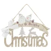 Cheap FEERIC LIGHTS AND CHRISTMAS Suspension De Noël Mot Christmas En Bois Avec Déco H 29 Cm
