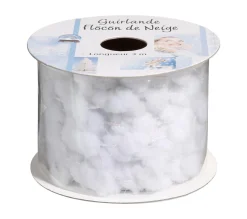 Online FEERIC LIGHTS AND CHRISTMAS Guirlande De Noël Mini Boules Pailletees - 250 Cm - Blanc