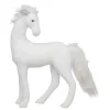 Online FEERIC LIGHTS AND CHRISTMAS Déco De Noël Cheval Blanc Paillete Avec Fourrure L 45 X H 53 Cm