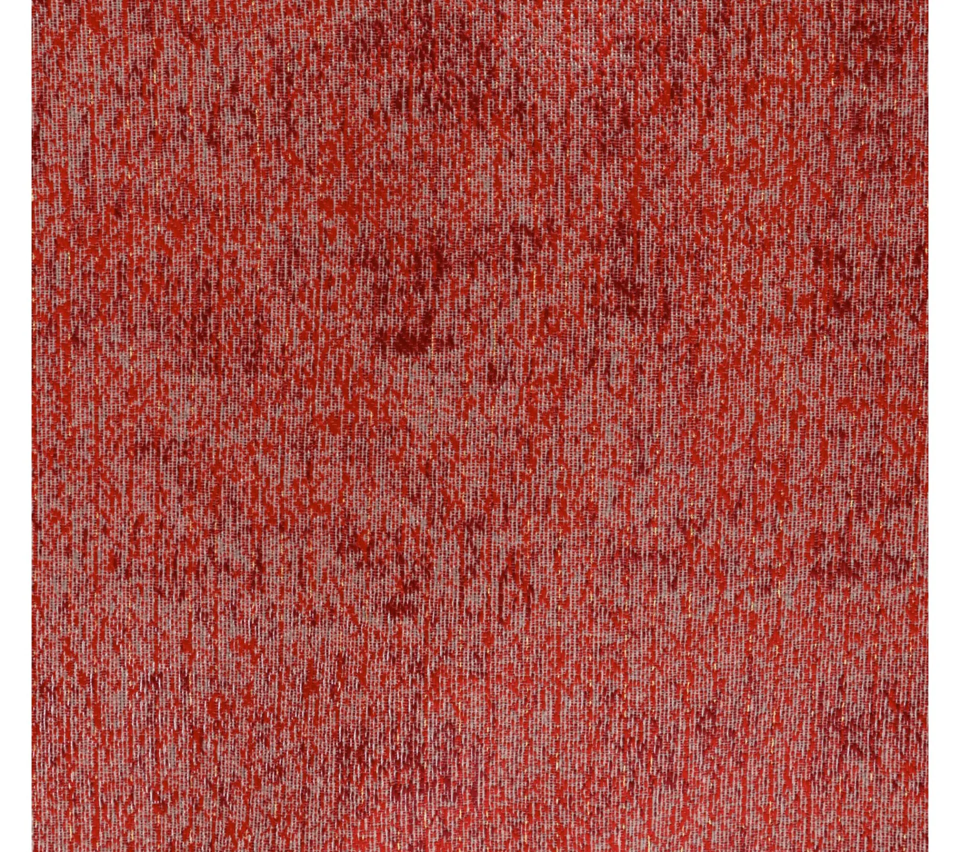 Best Sale FEERIC LIGHTS AND CHRISTMAS Nappe Jacquard Nuance De Rouge Et Fil Lurex Dore 140 X 240 Cm