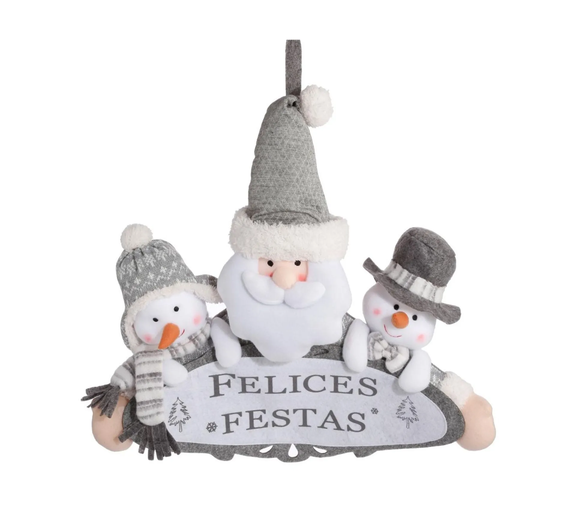 Cheap FEERIC LIGHTS AND CHRISTMAS Déco De Noël Pancarte Joyeuses Fetes Avec 3 Peluches H 38 Cm