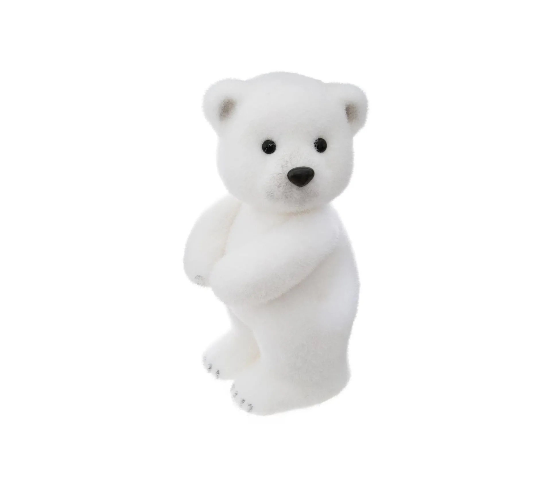 Store FEERIC LIGHTS AND CHRISTMAS Déco De Noël Ourson Blanc Debout H 25 Cm