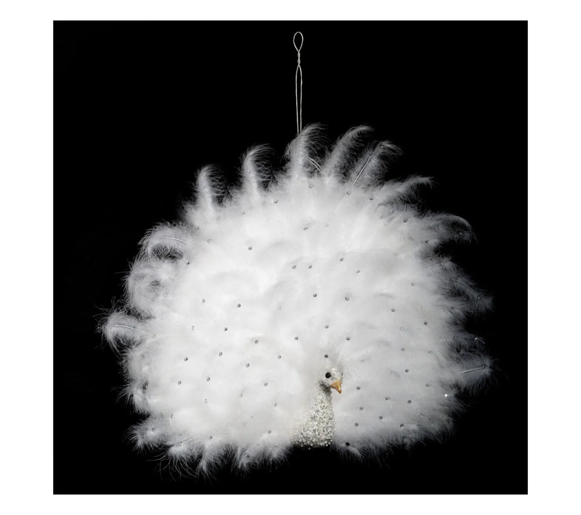 Cheap FEERIC LIGHTS AND CHRISTMAS Décoration Murale Paon Blanc L 70 Cm