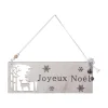 Best Sale FEERIC LIGHTS AND CHRISTMAS Déco De Noël Pancarte Ajouree Joyeux Noël A Suspendre 35 Cm