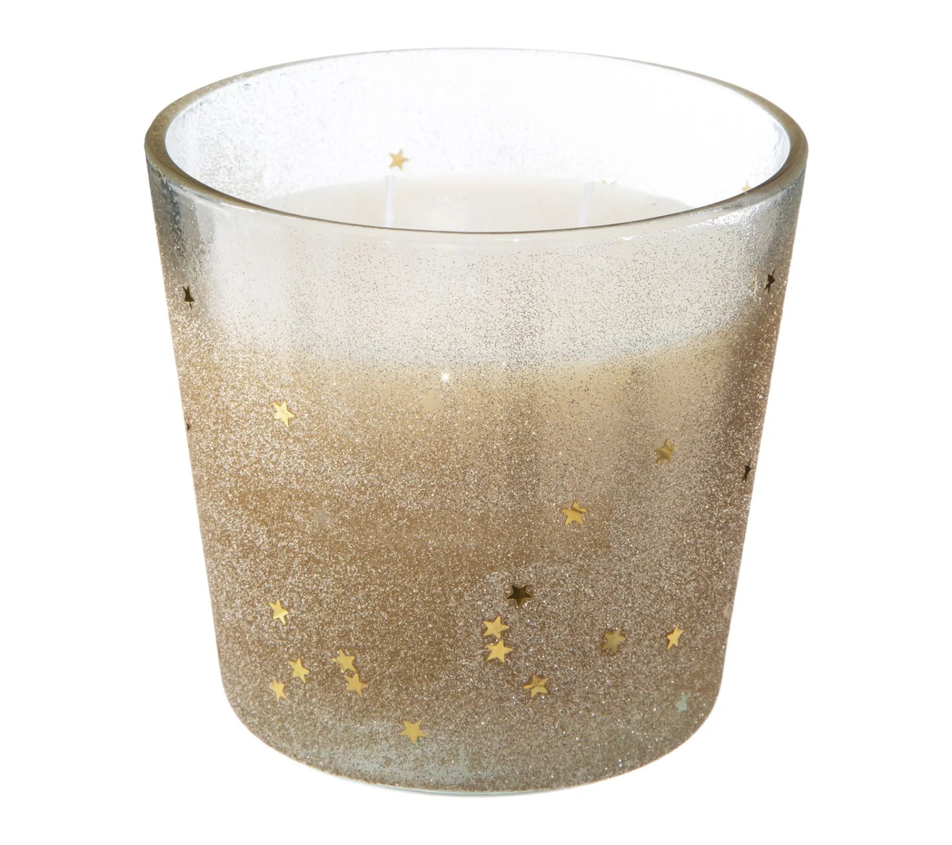 Best FEERIC LIGHTS AND CHRISTMAS Bougie 3 Meches Pot En Verre 500 G