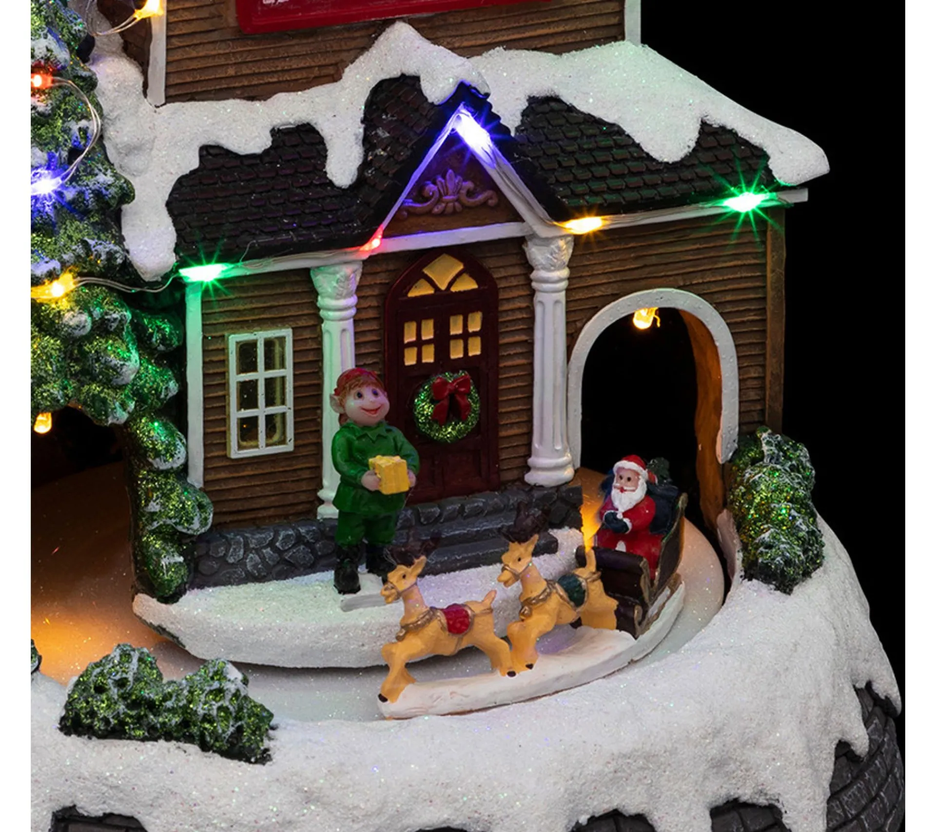 Outlet FEERIC LIGHTS AND CHRISTMAS Village De Noël Fabrique A Cadeaux Lumineux - Multicolore