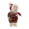 Online FEERIC LIGHTS AND CHRISTMAS Déco De Noël Ours En Combinaison De Ski 19 X 16 X H 41 Cm
