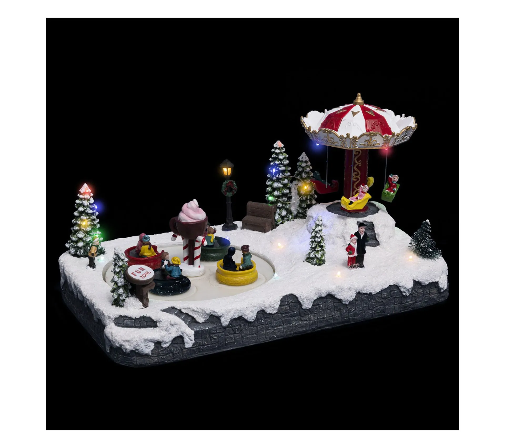Best Sale FEERIC LIGHTS AND CHRISTMAS Village De Noël Lumineux, Anime Et Musical Parc D'Attraction