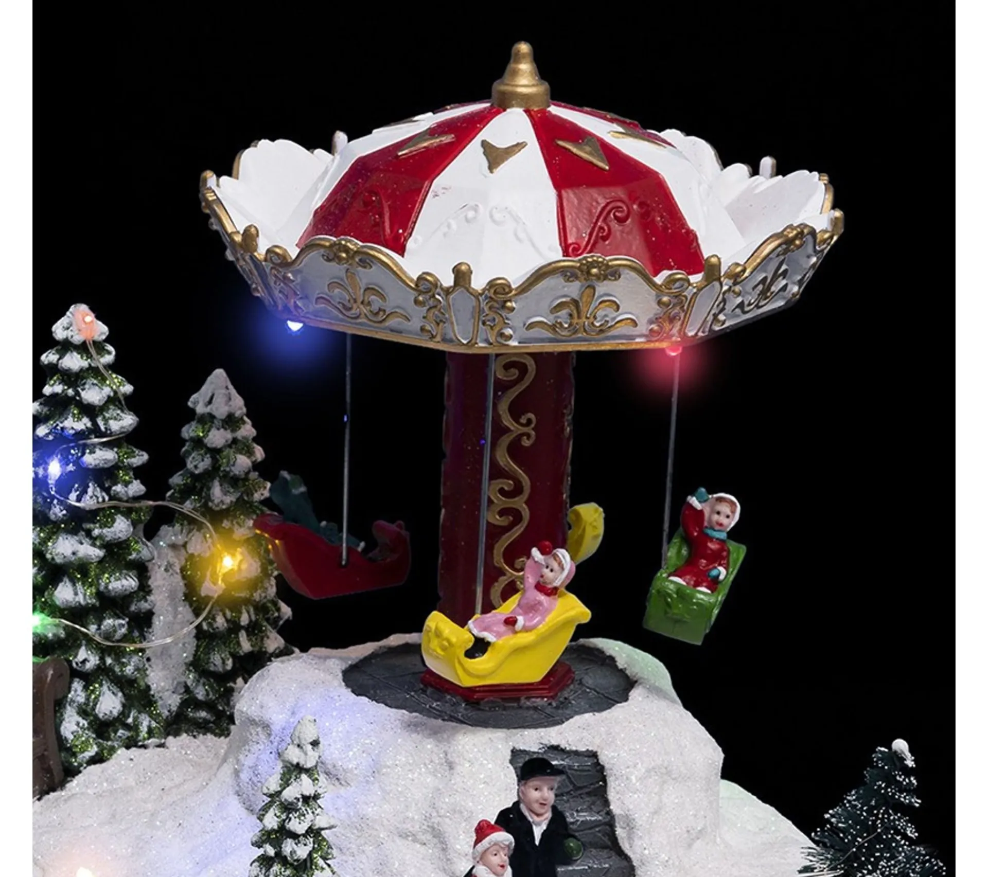 Best Sale FEERIC LIGHTS AND CHRISTMAS Village De Noël Lumineux, Anime Et Musical Parc D'Attraction