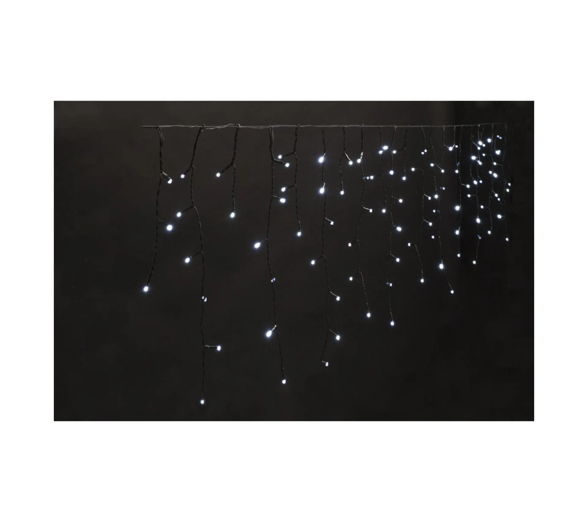 Cheap FEERIC LIGHTS AND CHRISTMAS Rideau Stalactite Lumineux 180 Led Blanc Froid 40 Tombees 8 Jeux De Lumiere