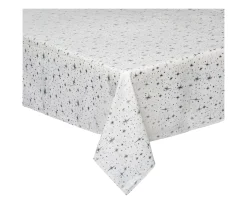 New FEERIC LIGHTS AND CHRISTMAS Nappe Blanche Imprime Galaxy Argent 140 X 360 Cm