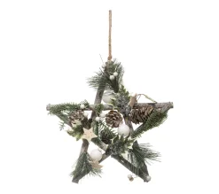 Sale FEERIC LIGHTS AND CHRISTMAS Déco De Noël Etoile Décoree A Suspendre D 28 Cm