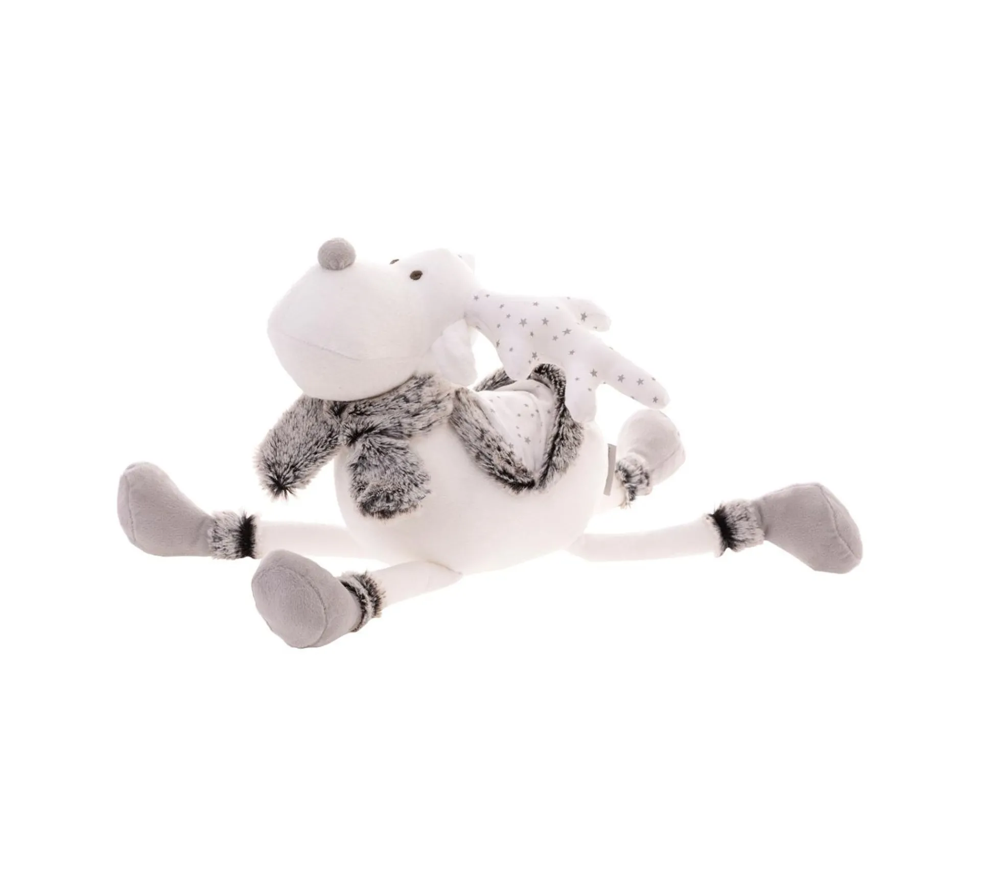 Outlet FEERIC LIGHTS AND CHRISTMAS Peluche Décorative Renne Avec Jambes Articulees