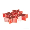Sale FEERIC LIGHTS AND CHRISTMAS Lot De 4 Bougies Etoiles Chauffe Plat Rouge Paillete D 6 Cm 24G