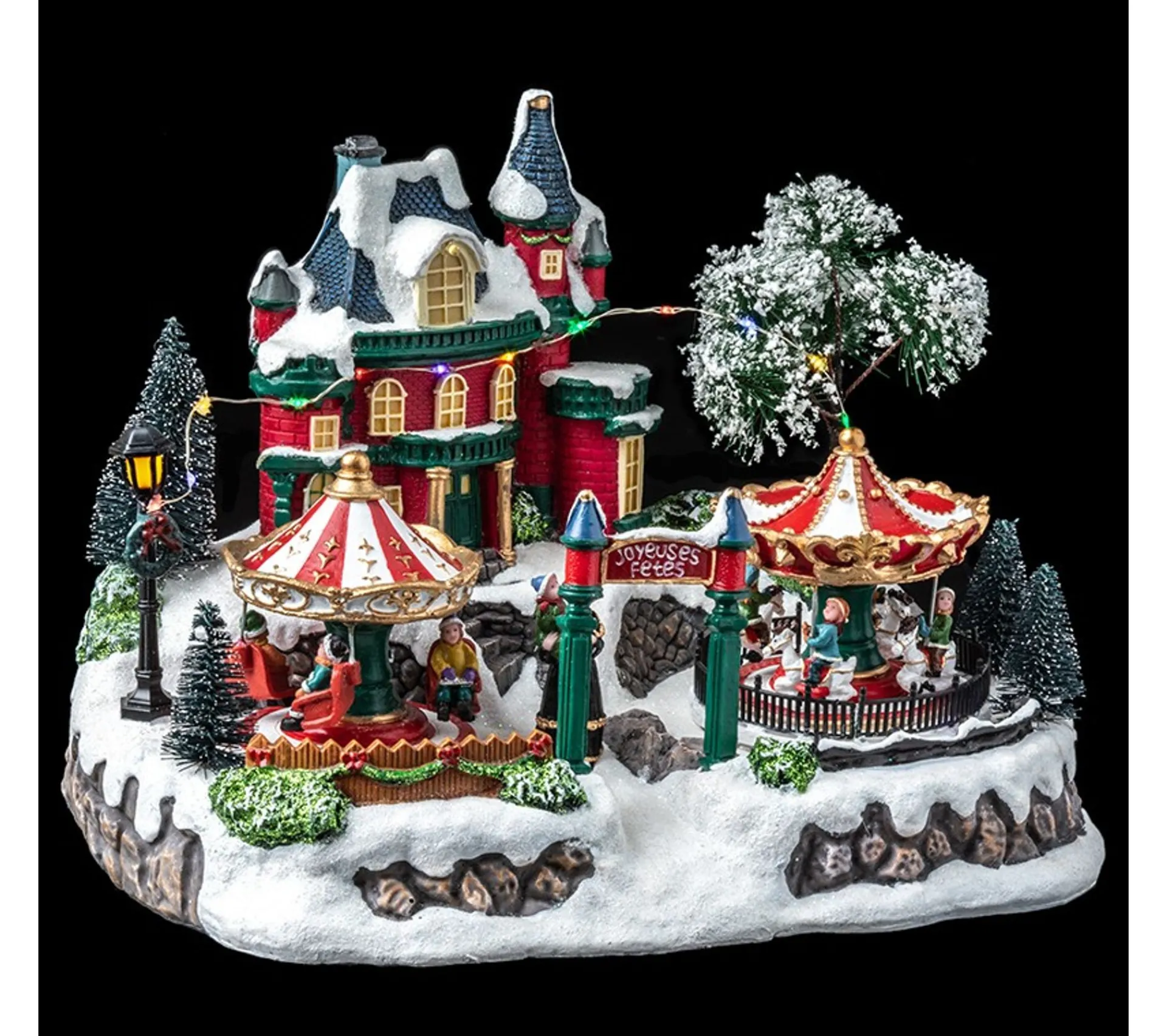 Discount FEERIC LIGHTS AND CHRISTMAS Fete Foraine De Noël Animee Et Lumineuse - Multicolore