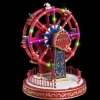 Best FEERIC LIGHTS AND CHRISTMAS Manege De Noël Lumineux, Anime Et Musical Grande Roue Collection Village A La Fete Foraine