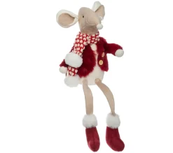Cheap FEERIC LIGHTS AND CHRISTMAS Déco De Noël Peluche Décorative Souris H 27 Cm