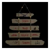 Cheap FEERIC LIGHTS AND CHRISTMAS Pancarte 5 Fleches "Joyeux Noël Sous Le Sapin" 20 Led Blanc Chaud H 80 Cm