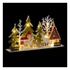 Cheap FEERIC LIGHTS AND CHRISTMAS Déco Lumineuse Rennes Et Sapins En Bois 13 Led Blanc Chaud 30 X 17 Cm