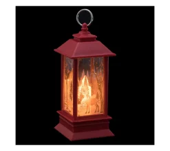 Discount FEERIC LIGHTS AND CHRISTMAS Décoration De Noël Lumineuse Mini Lanterne Rouge H 13 Cm