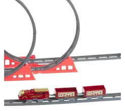 Online FEERIC LIGHTS AND CHRISTMAS Train Electrique Looping 47 Pieces Village De Noël