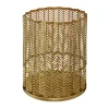 Store FEERIC LIGHTS AND CHRISTMAS Photophore De Noël Design Metal Ajoure Colorama - Dore