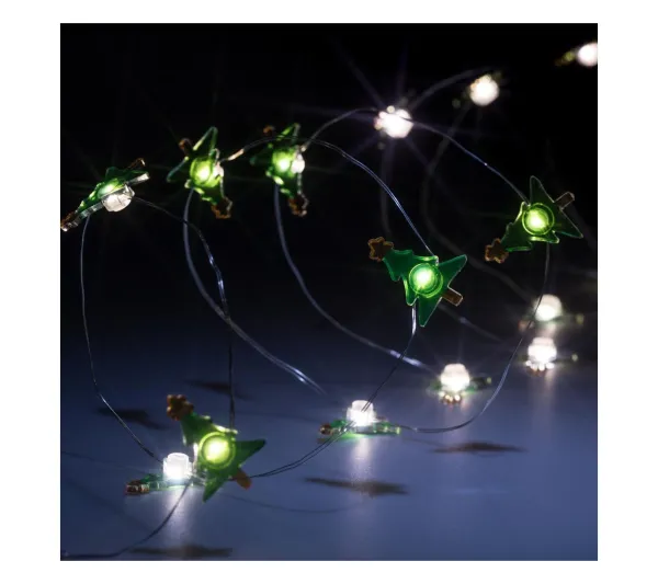 FEERIC LIGHTS AND CHRISTMAS Guirlande Et Boule De Sapin^ Guirlande Lumineuse Interieur 20 Personnages Avec Microled Sur 1.90 M