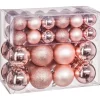 FEERIC LIGHTS AND CHRISTMAS Guirlande Et Boule De Sapin^ Kit Décoration Pour Sapin De Noël - 52 Pieces - Rose