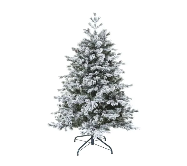 FEERIC LIGHTS AND CHRISTMAS Sapin Et Accessoire^ Sapin De Noël Artificiel Vert Floque Enneige Qualite Premium H 150 Cm