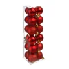 FEERIC LIGHTS AND CHRISTMAS Guirlande Et Boule De Sapin^ Kit Décoration Pour Sapin De Noël - 18 Pieces - Rouge