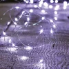 FEERIC LIGHTS AND CHRISTMAS Guirlande Et Boule De Sapin^ Guirlande Lumineuse Interieur 20 Microled Blanc Froid Sur 1.90 Metres