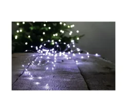 FEERIC LIGHTS AND CHRISTMAS Guirlande Et Boule De Sapin^ Guirlande Lumineuse Interieur 20 Microled Blanc Froid Sur 1.90 Metres
