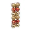 FEERIC LIGHTS AND CHRISTMAS Guirlande Et Boule De Sapin^ Déco De Sapin Lot De 12 Boules De Noël D 4 Cm - Rouge Et Or