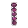 FEERIC LIGHTS AND CHRISTMAS Guirlande Et Boule De Sapin^ Déco De Sapin Lot De 5 Boules De Noël D 5 Cm - Violet