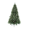 FEERIC LIGHTS AND CHRISTMAS Sapin Et Accessoire^ Sapin De Noël Artificiel Vert Avec Pommes De Pin Et Baies Rouges H 210 Cm
