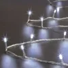 FEERIC LIGHTS AND CHRISTMAS Guirlande Et Boule De Sapin^ Guirlande Lumineuse Exterieur 10 Metres 100 Led Blanc Froid 8 Jeux De Lumiere