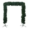 FEERIC LIGHTS AND CHRISTMAS Sapin Et Accessoire^ Arche De Sapin De Noël Vert Avec 2 Pieds En Metal Vert 150 X 30 X H 240 Cm
