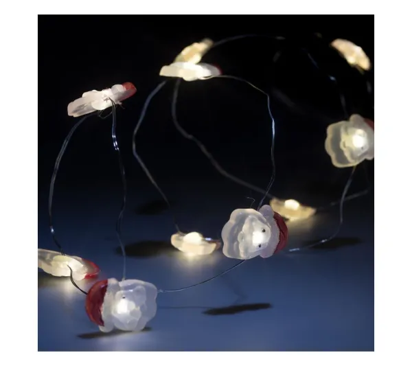 FEERIC LIGHTS AND CHRISTMAS Guirlande Et Boule De Sapin^ Guirlande Lumineuse Interieur 20 Personnages Avec Microled Sur 1.90 M