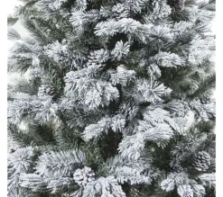 FEERIC LIGHTS AND CHRISTMAS Sapin Et Accessoire^ Sapin De Noël Artificiel Vert Floque Enneige Qualite Premium H 180 Cm