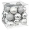 FEERIC LIGHTS AND CHRISTMAS Guirlande Et Boule De Sapin^ Coffrets Décoration Sapin De Noël 35 Pieces - Argent
