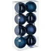 FEERIC LIGHTS AND CHRISTMAS Guirlande Et Boule De Sapin^ Kit De Décorations Pour Sapin De Noël - 8 Pieces - Bleu Nuit