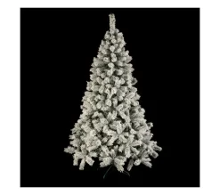 FEERIC LIGHTS AND CHRISTMAS Sapin Et Accessoire^ Sapin De Noël Artificiel Vert Floque Enneige Qualite Premium H 210 Cm