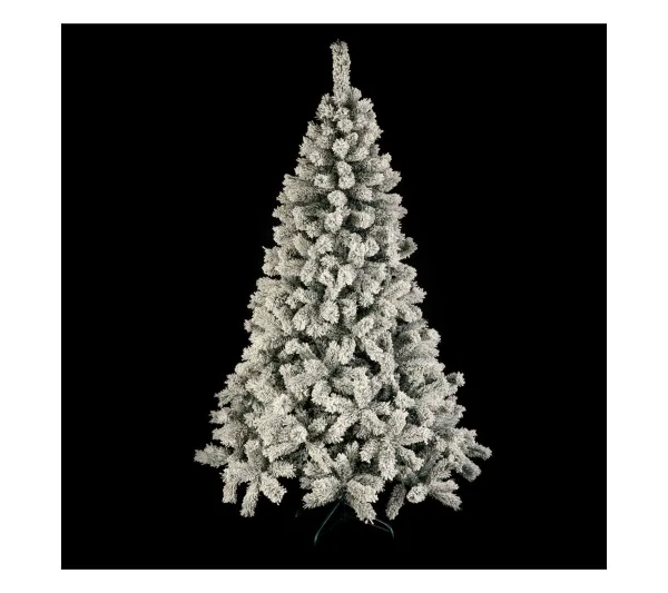 FEERIC LIGHTS AND CHRISTMAS Sapin Et Accessoire^ Sapin De Noël Artificiel Vert Floque Enneige Qualite Premium H 210 Cm