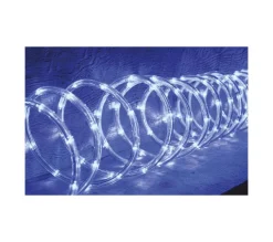FEERIC LIGHTS AND CHRISTMAS Guirlande Et Boule De Sapin^ Guirlande Lumineuse Exterieur Tube 24 M 432 Led Blanc Froid 8 Jeux De Lumiere