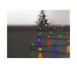 FEERIC LIGHTS AND CHRISTMAS Guirlande Et Boule De Sapin^ Guirlande Lumineuse Exterieur 50 Metres 500 Led Multicolore 8 Jeux De Lumiere