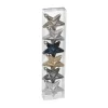 FEERIC LIGHTS AND CHRISTMAS Guirlande Et Boule De Sapin^ Déco De Sapin Lot De 6 Toiles D 6 Cm - Champagne Bleu Et Argent